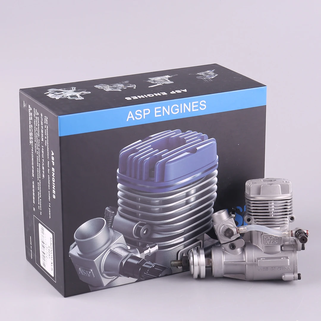ASP MAGNUM XLS S46A S46AII 7.45CC محرك نيترو متوهج ثنائي الأشواط ABC لطائرة RC