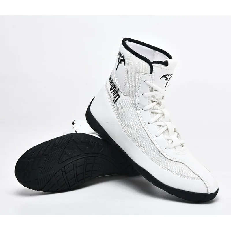 2026 New Wrestling Boots Man Indoor Boxing Shoe For Men Professional Men Fighting Shoes High Top Youth Wrestling Sneakers Men
