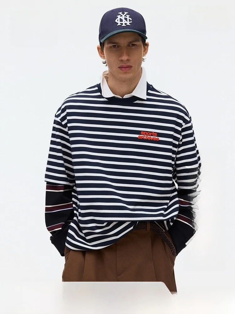 

Мужская хлопковая футболка H&M с коротким рукавом и круглым вырезом, повседневный стиль, удобный крой, коллекция Весна-Лето, модный топ