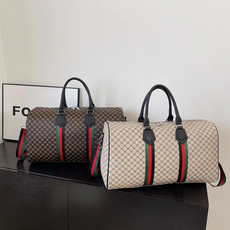 أزياء شعبية المرأة حقيبة سفر الاتجاه العلامة التجارية حقيبة كتف عادية سعة كبيرة تنوعا حقيبة قاعة رياضة مصمم حقيبة يد فاخرة