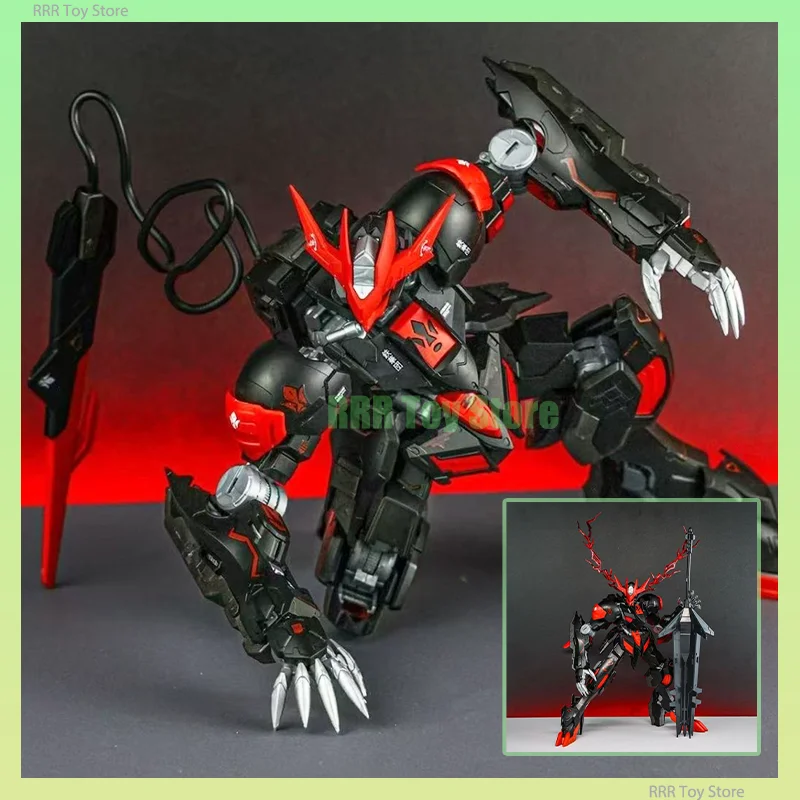 在庫あり MAX MODEL 1/100 バルバトス ルプスレックス 黒赤色 組立