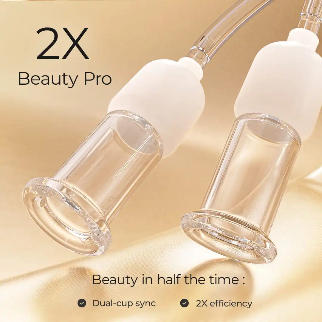 Juego de terapia de ventosas faciales eléctricas de 6 uds, herramientas faciales Gua Sha 3 en 1 masaje de ventosas faciales para el cuidado de la piel del cuello de los ojos