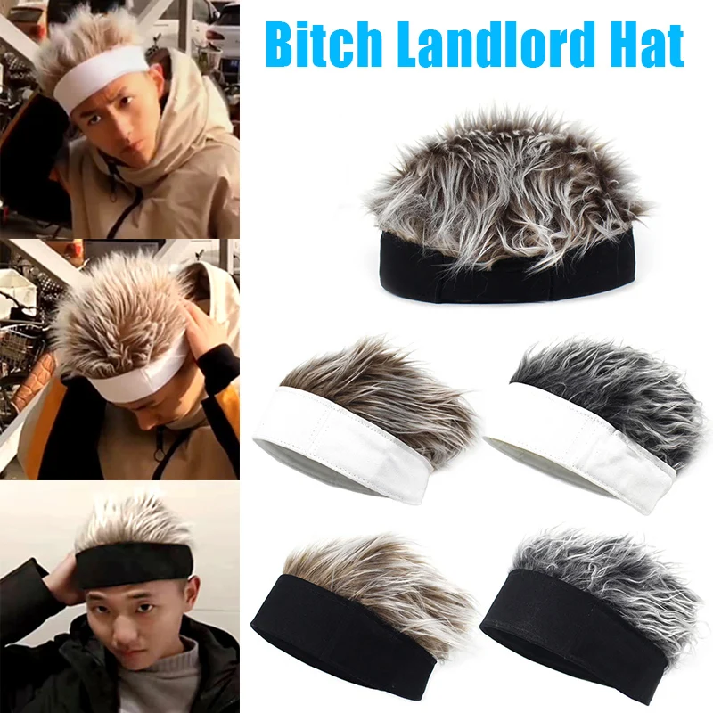 Fun Wigs Beanie Hat Lightweight Breathable Cosplay Party Accessory Adjustable Headcover for Men Women fasthion hats