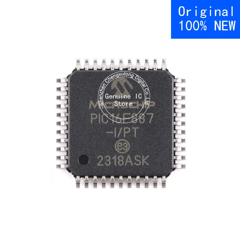 

2pcs/lot PIC16F887-I/PT PIC16F887 I PT TQFP New Original Genuine Ic