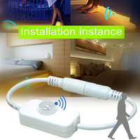 5M Induction Sensor DC 5V 12V 24V PIR Auto Infrared Motion Sensor Detector Switch for Light Strip Table Lamp Night Light Control