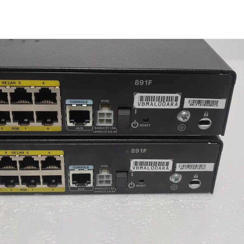 1pcs Dual WAN Gigabit Enterprise Router With SFP Optical Port C891F-K9