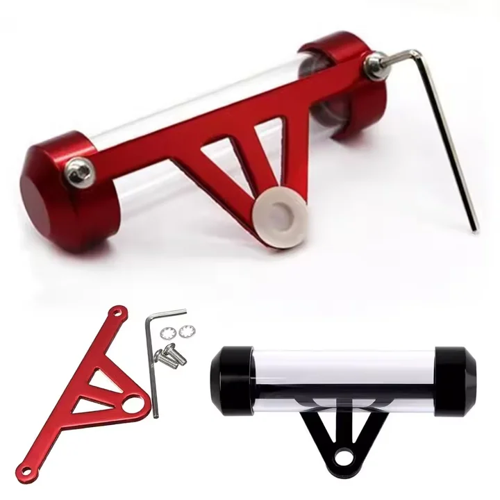 

Motorcycle Secure Tube Tax Disc Holder Universal Motorbike Tax Tube Cylindrical Holder Frame Waterproof Motorbike License Holder
