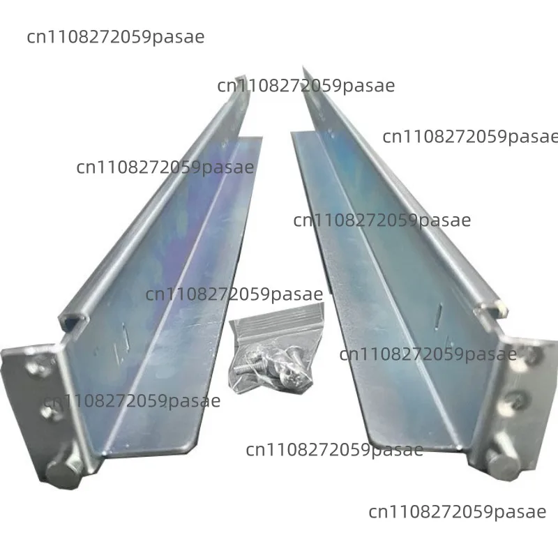 1U 2U 3U 4U Server Rack Cabinet L Type Baffle Universal Guide Rail Bracket Pallet Slide Compatible with Storage Chassis