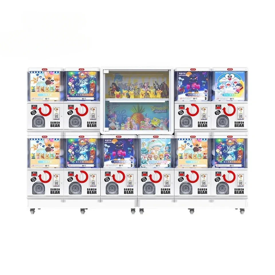 Wangerbao Wholesale New Trends Cheap Toy Toy Gacha Machine Gashapon Vending Custom Metal Vending Machine