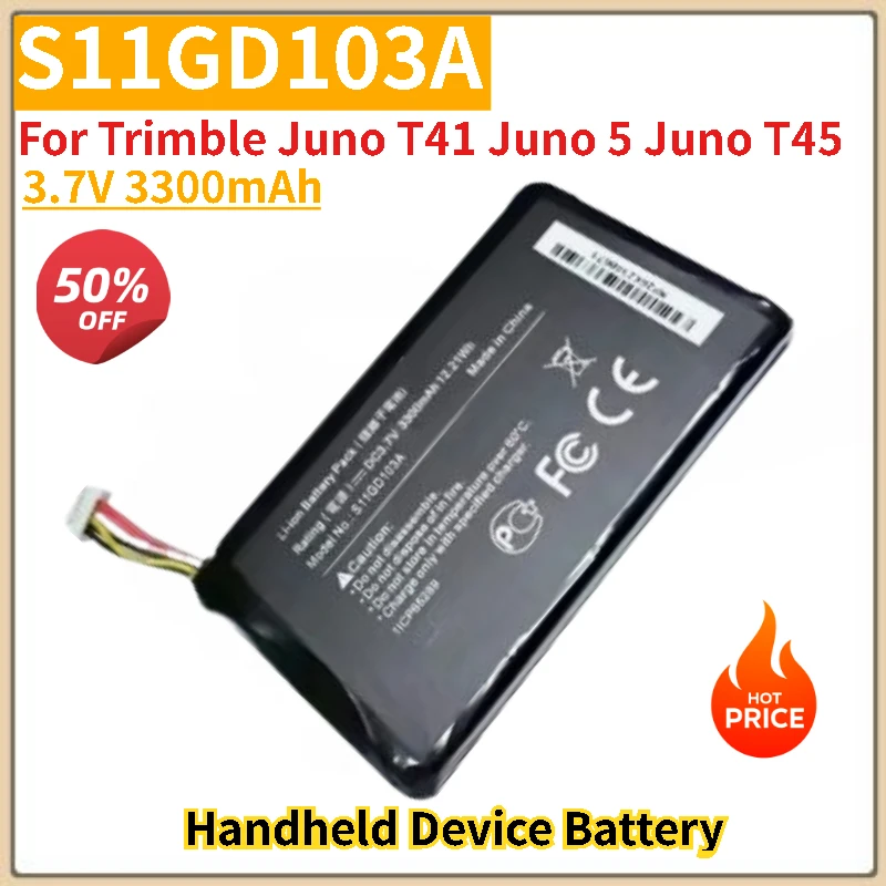 

High Quality S11GD103A Handheld Device Battery 3.7V 3300mAh for Trimble Juno T41/5/T45 Brand New Replacement Battery