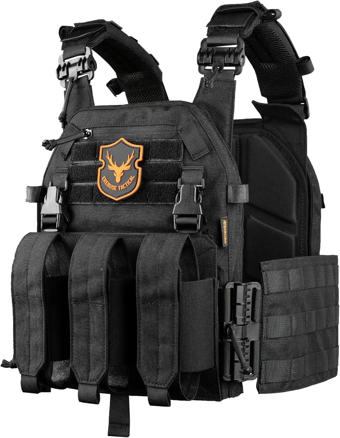 

Tactical Airsoft Vest, Adjustable Molle Modular Paintball Vest