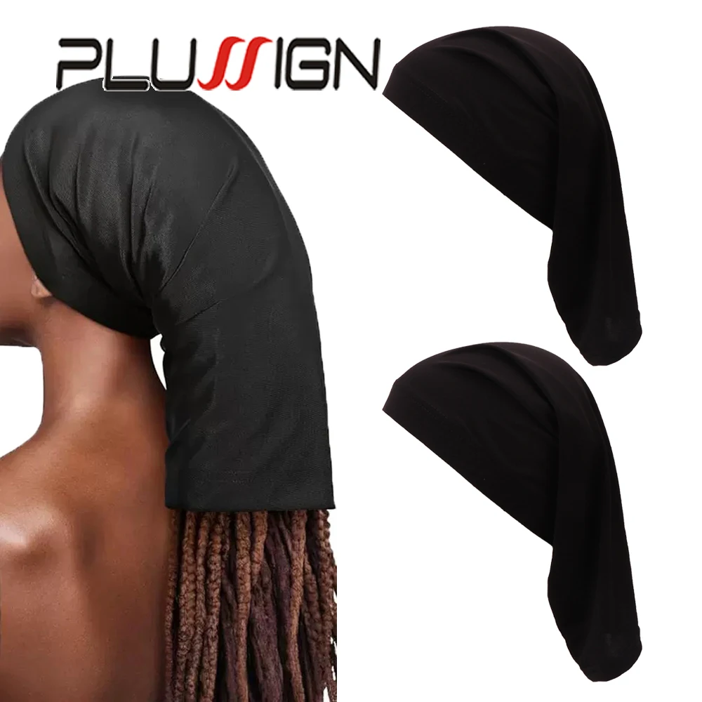 

Spandex Dreadlocks Tube Socks Unisex Stocking Cap For Long Dreads Braids Elastic Loc Cap 3Pcs Solid Color Dreads Head Wraps