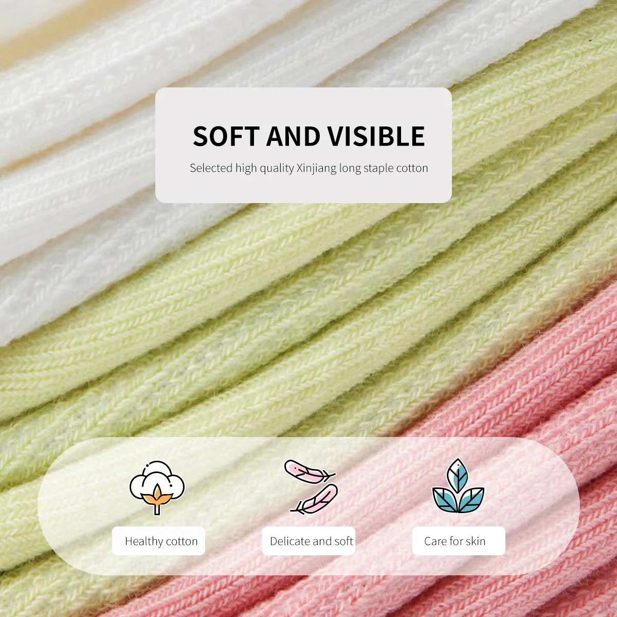 جوارب قطنية للأطفال البنات مكونة من 5 أزواج من جوارب الأميرة الناعمة القابلة للتنفس والحيوية المريحة للفتيات الصغيرات