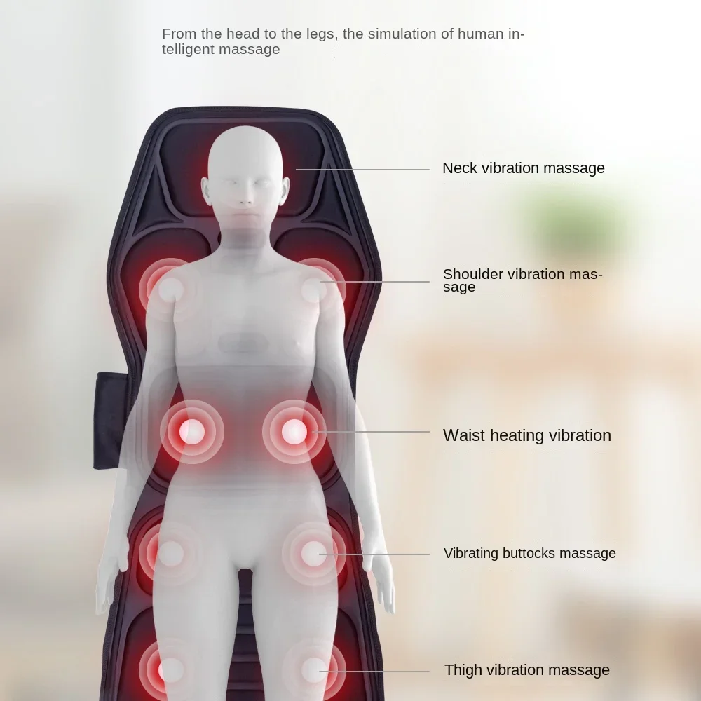 

Must Enter Value Full Body Multifunctional Massage Pad Home and Car Dual-purpose Car Massage Pad