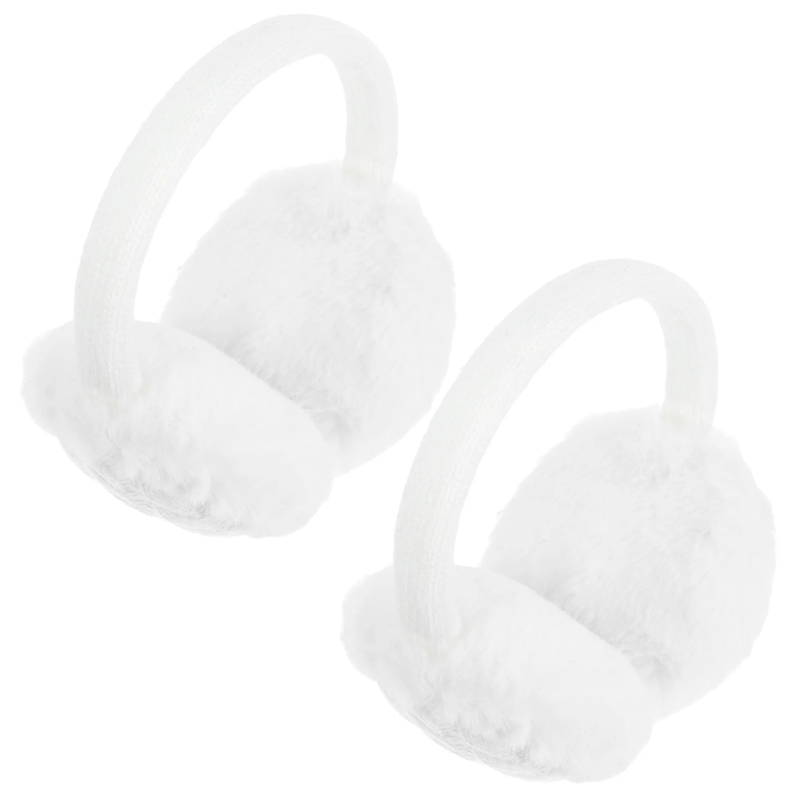 Protetores de orelha de inverno, 2 peças, forro macio, faixa de cabeça de malha, atividades ao ar livre, aquecedores de ouvido quentes para clima frio