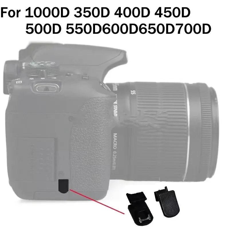 Подходит для Canon 450D, 500D, 550D, 600D, 650D, 700D, 1000D маленький кожаный отсек для аккумуляторных батарей, черный маленький аксессуар