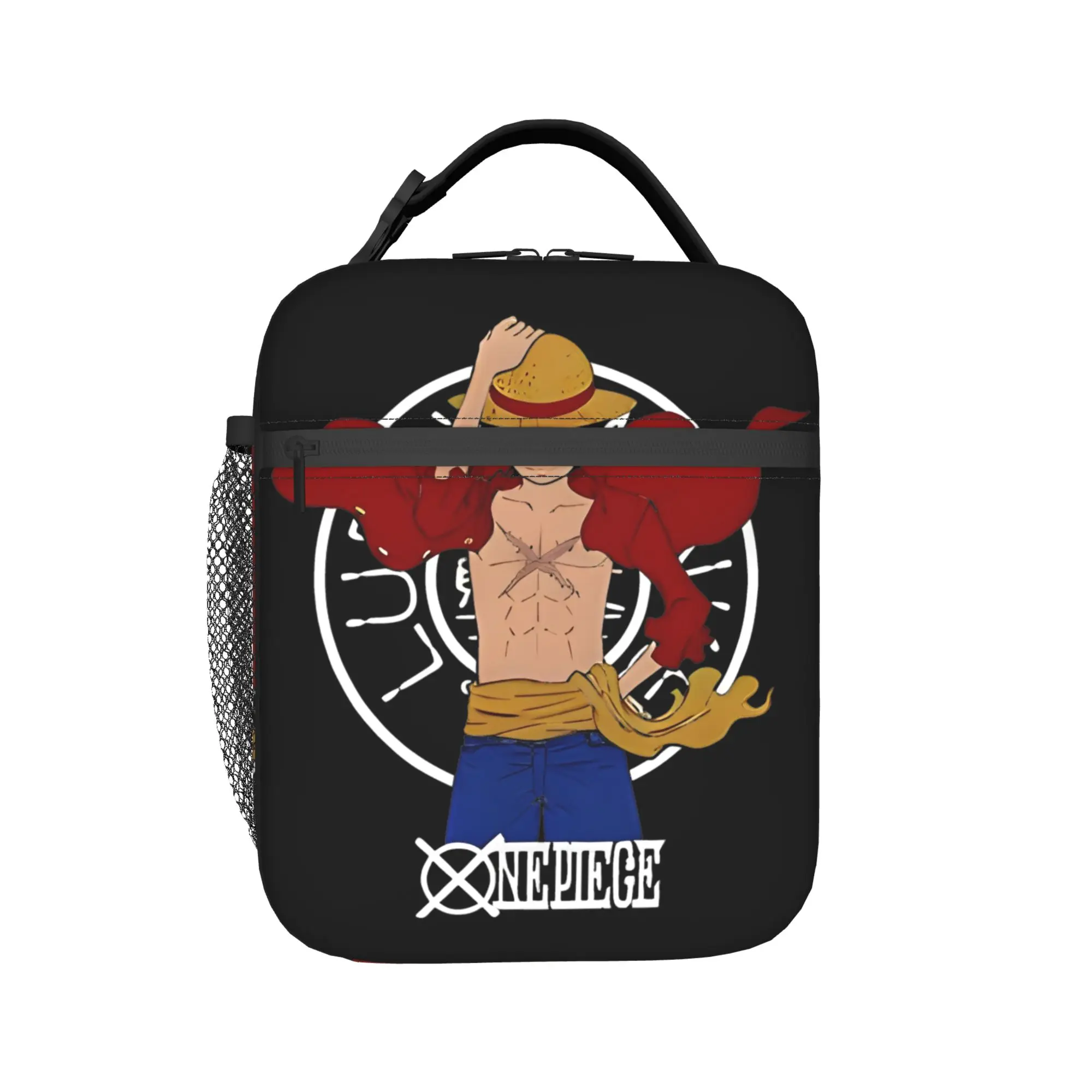 

luffys o-one-piece-e zoro Insulated Lunch Bag for Men Women Storage Food Box Portable Cooler Thermal Lunch Boxes For Picnic