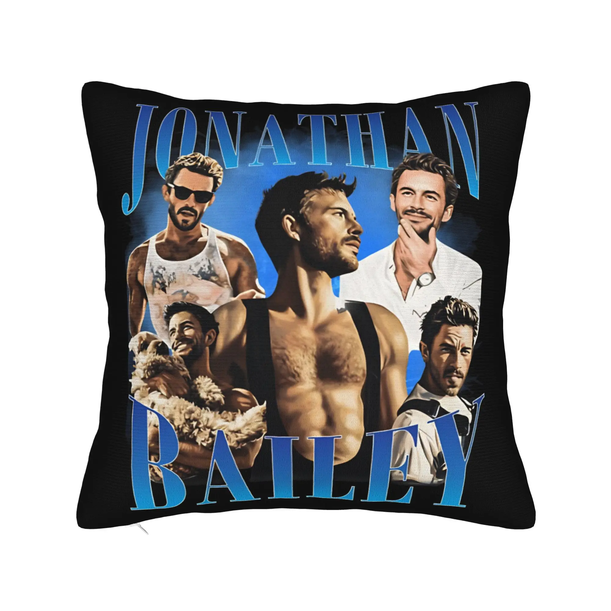 Jonathan Bailey Sexiest Man Pillowcase Polyester Cushion Cover Decorations  Throw Pillow Case Cover Home Dropshipping 45*45cm