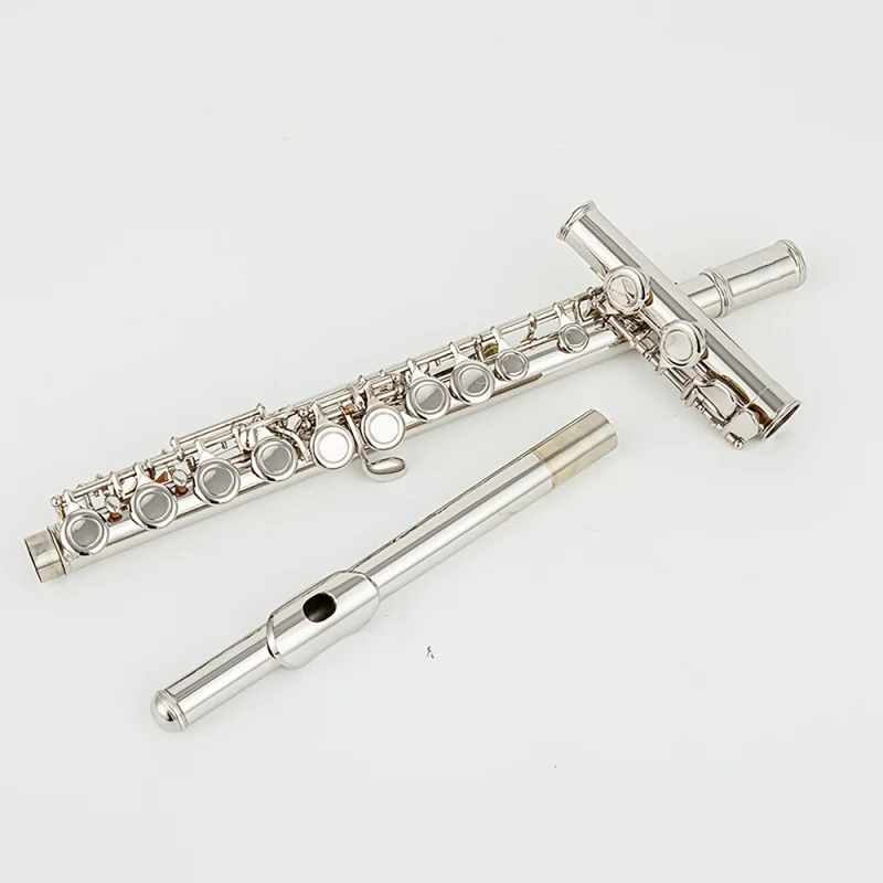 

Высококачественная портативная флейта (соло/оркестральная) с чехлом — профессиональная медная флейта для начинающих и профессионалов