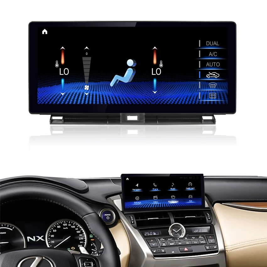 HD 10.25'' Android 13 Touch Screen Navigation Multimedia Player For Lexus NX NX200 NX200T NX300 NX300H Autoradio 2014-2020