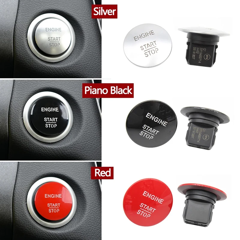 For Mercedes BENZ W204 W164 W205 W212 W213 W221 Engine Ignition One-Click Start Stop Button Keyless Push Switch