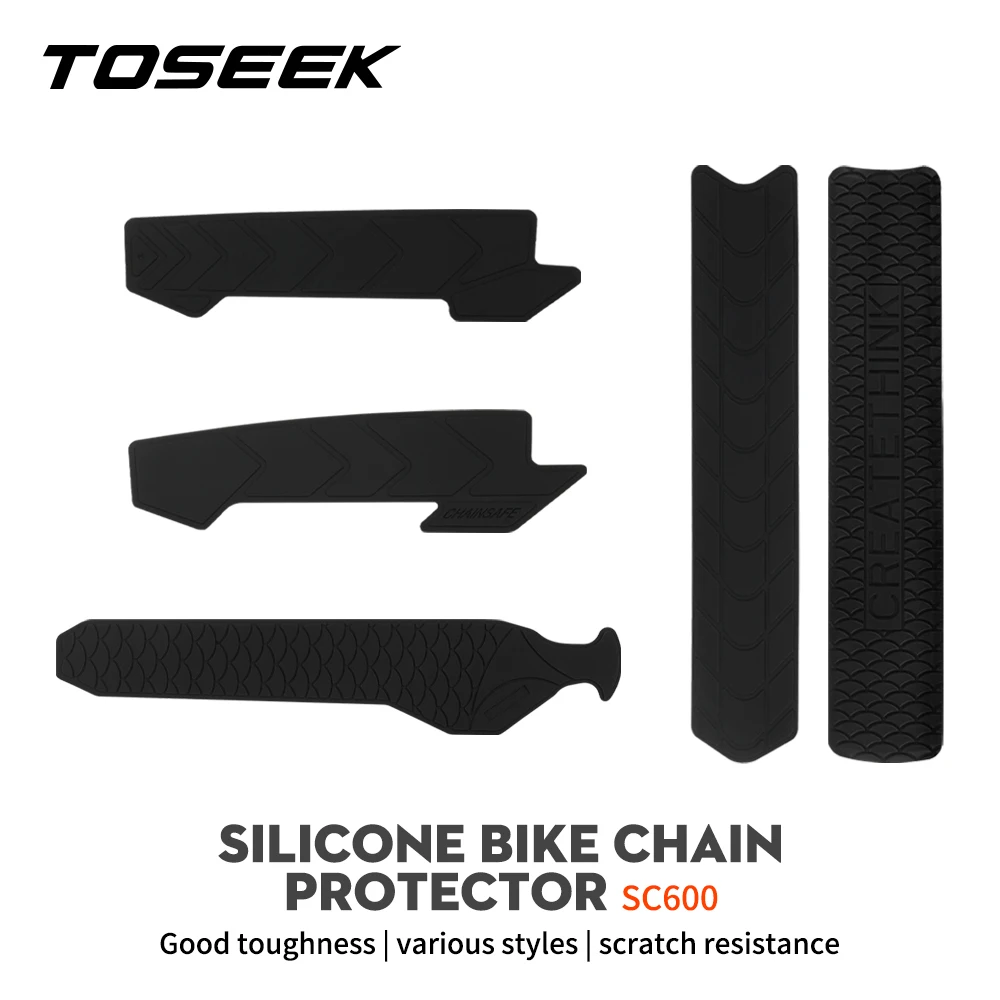 TOSEEK Bicycle Chain Sticker Scratch Protector MTB/Road Bicycle Anti Slip Sticker Protection Frame