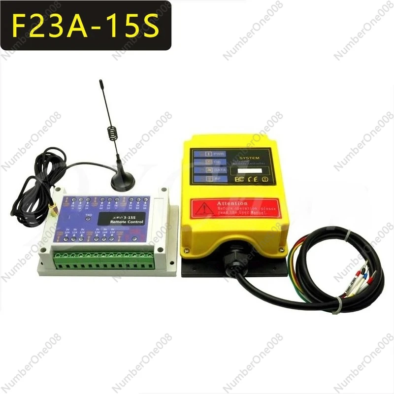 

F23A-15S промышленный беспроводной пульт дистанционного управления ПЛК программируемый диапазон 100 м IP65 водонепроницаемый для трубного оборудования настраиваемый