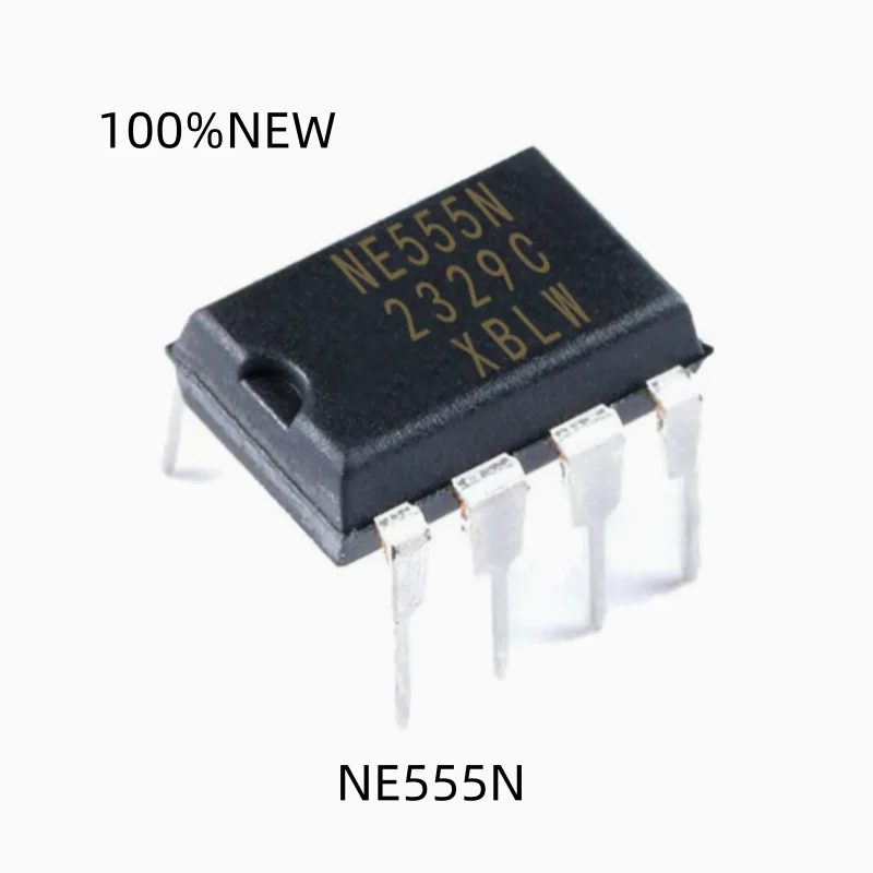(10 Pieces) 100% New Ne555N Ne555 Dip-8 Single High-Precision Timer Chip Ic