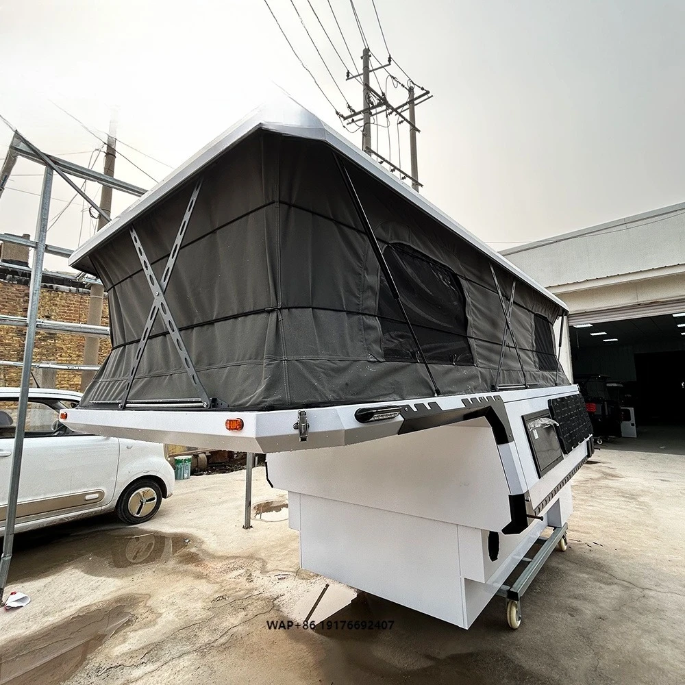 Tough Alloy Roof Top Tent Camper High Quality Truck Bed Camper Box with Roof Rack Waterproof for Overlanding Touring