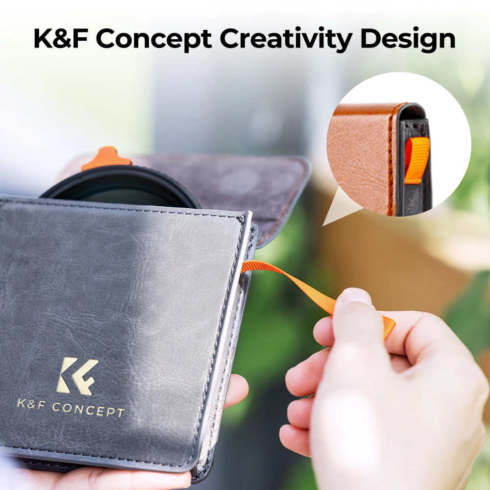 K&F Concept 67mm Nano-X Series Putter Variable ND Filter ND2-ND400 Waterproof Adjustable Neutral Density Filter for Camera Lens