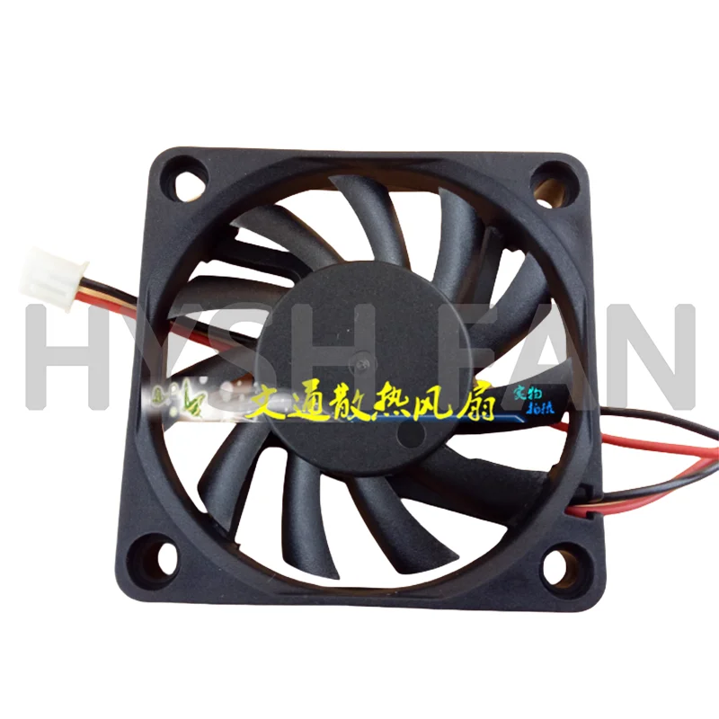 Ventilador de refrigeração do poder do carregador do carro, FX0610H12S, 12V, 0.18A, 6cm, 6010