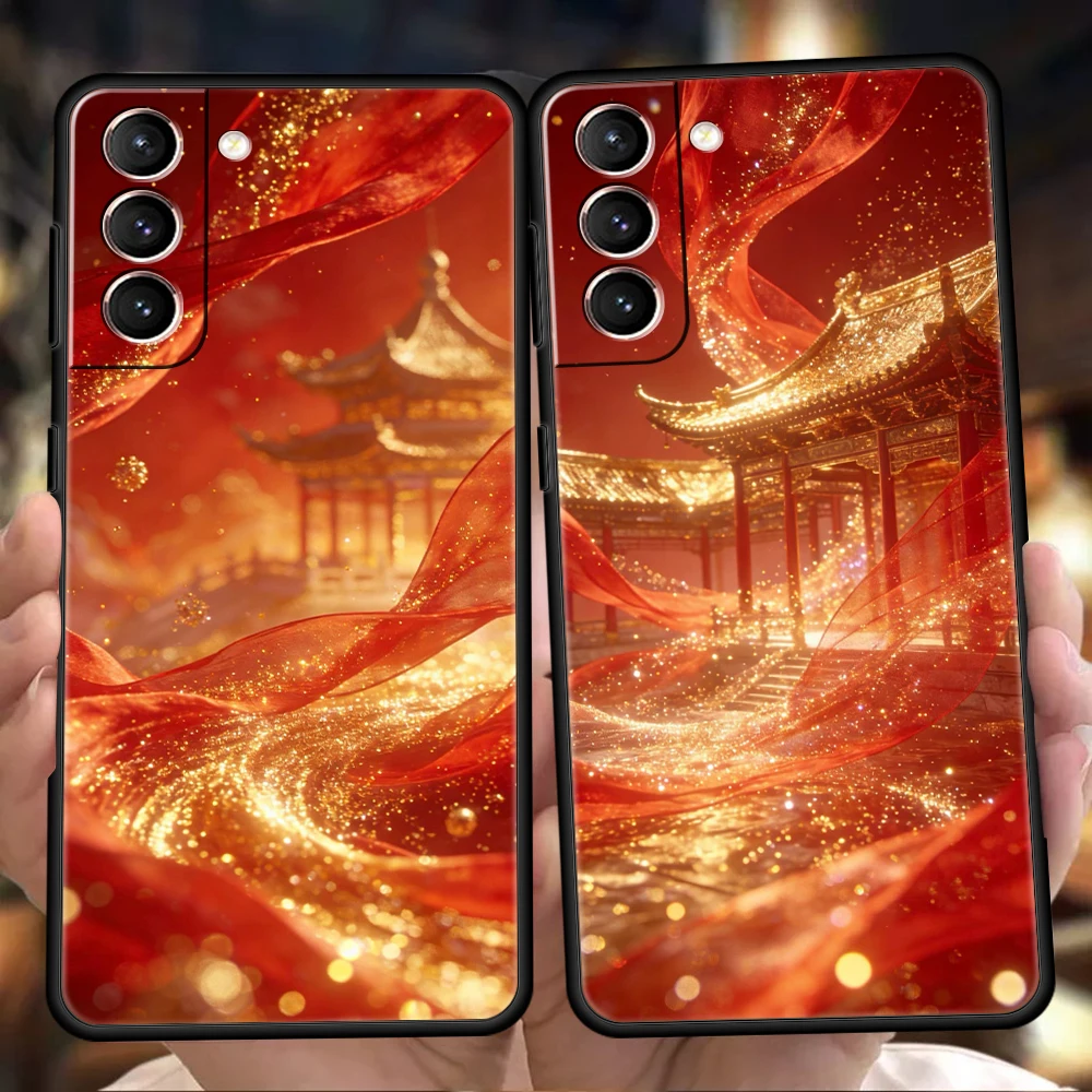 Classical Architecture Phone Case for Samsung Galaxy S26 S25 S24 S23 S22 S20 Ultra S25Edge S25 S24 S23 S21 FE Plus Cover Capas