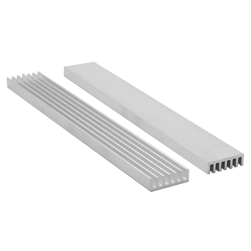 1/3PCS Aluminum Alloy Heatsink Cooling Pad For High Power LED IC Chip Cooler Radiator Heat Sink 150x20x6mm