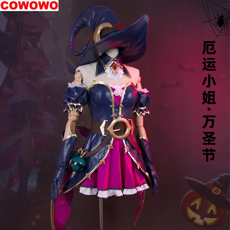 Cowowo lol Halloween Miss Fortune dress cosplay costume cos game anime party uniform halloen play rode clothes