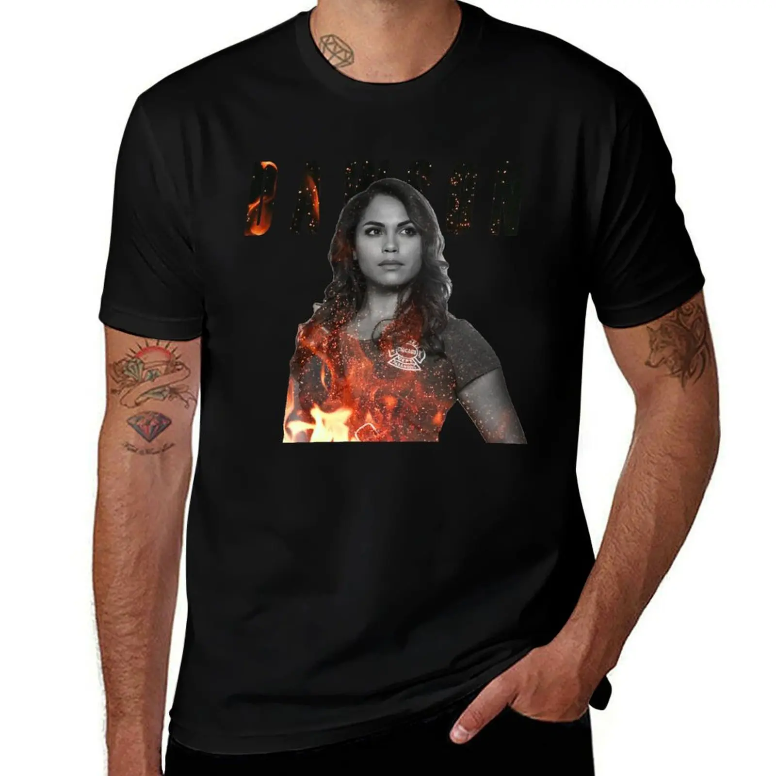 

Gabbie Dawson | Chicago Fire T-Shirt man t shirts cotton funny t shirts man T-Shirt