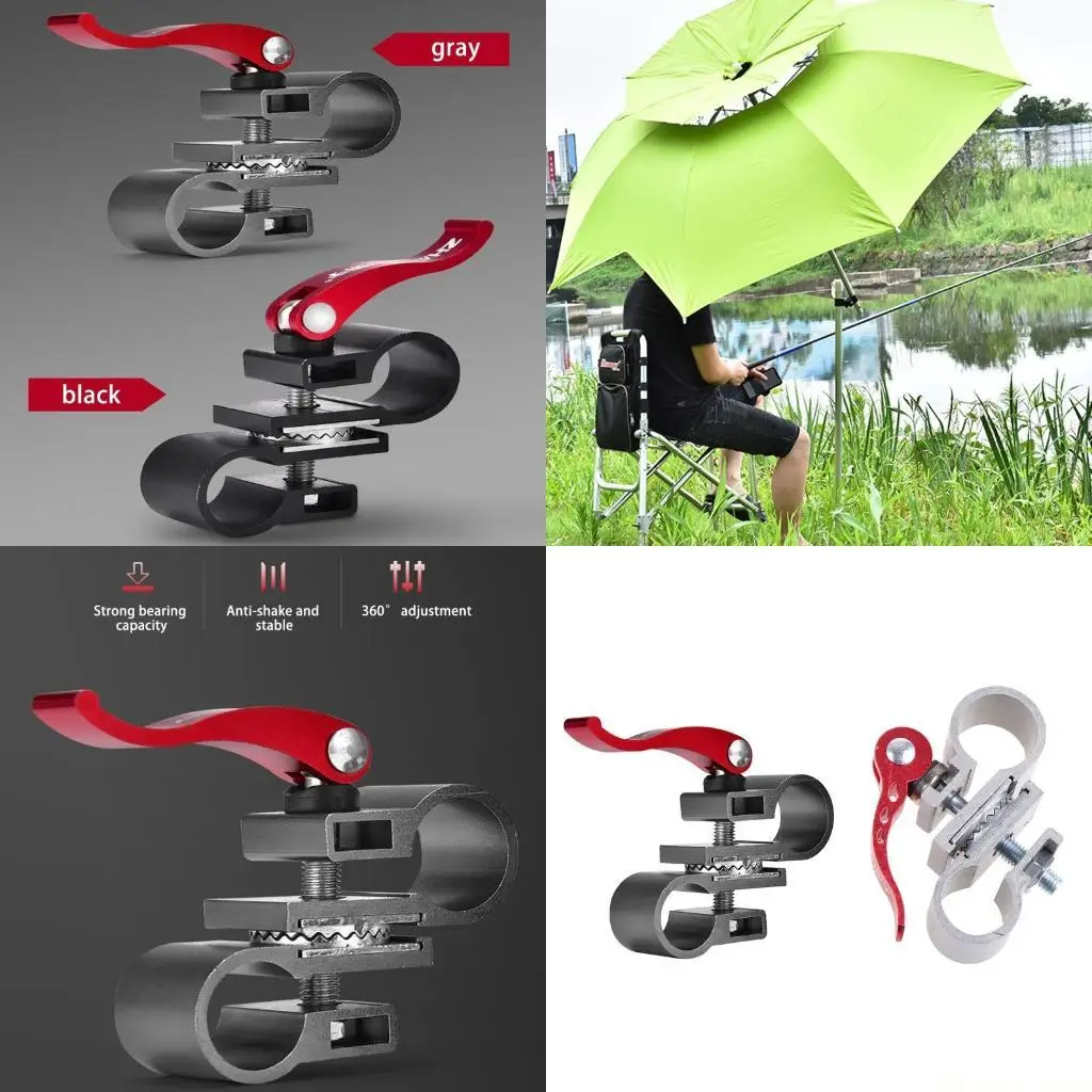 

31BE Держатель для рыболовных инструментов Крепление на стул Подставка для зонта Стойка-держатель Кронштейн Регулируемый