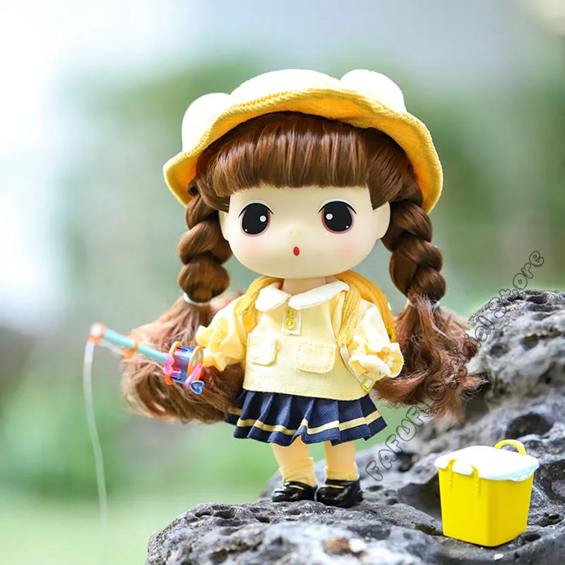 

Ddung Student Series Ningbao Toys Doll Cute Anime Figure Desktop Ornaments Gift Collection