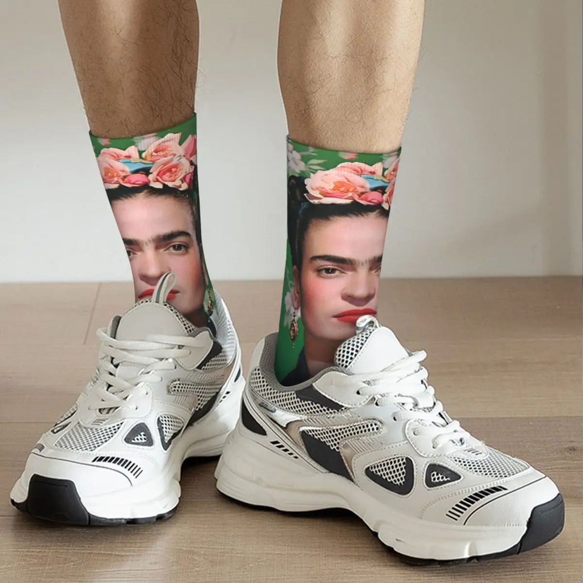 F-Frida K-Kahlo Socks Men Women Casual Socks Hip Hop Spring Summer Autumn Winter Middle Tube Socks Gifts