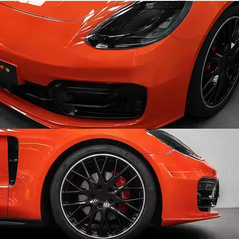 

Hot Selling Air Release PET Crystal Orange Paint Protection Film Car Wrapping Vinyl