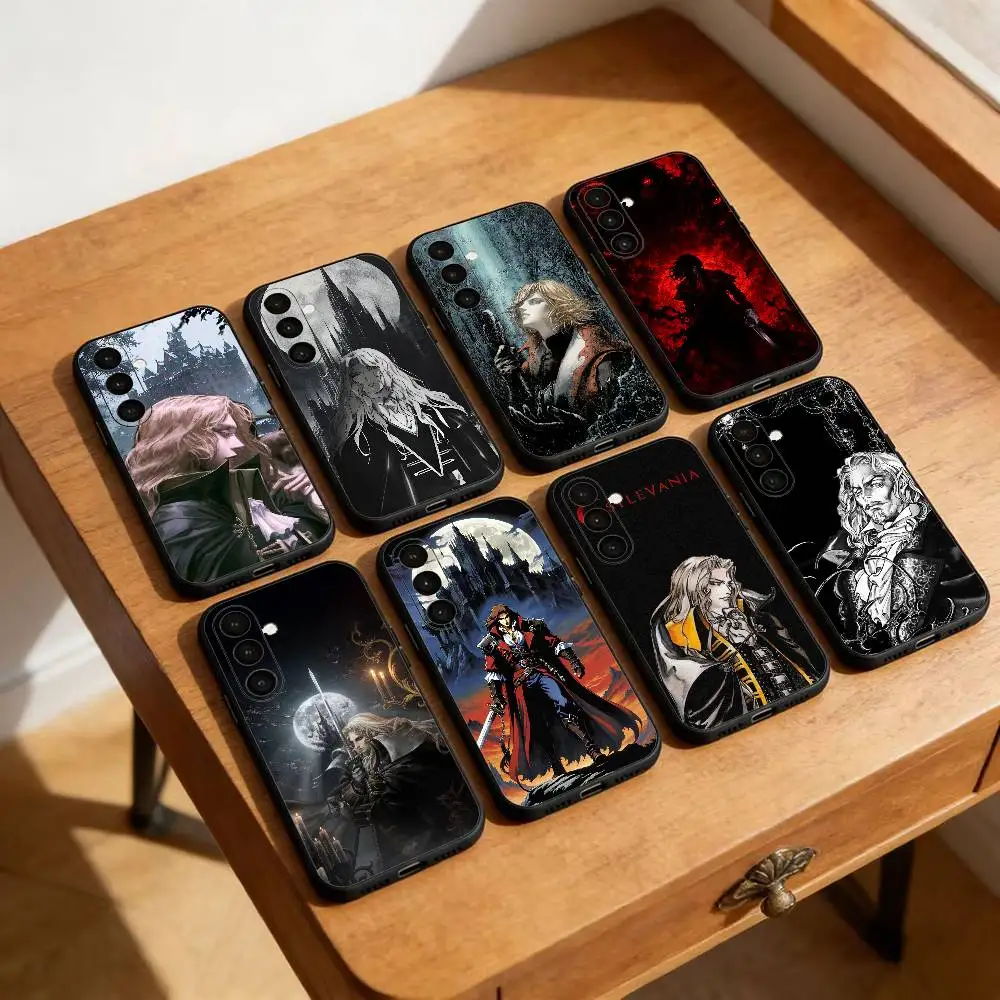 A-Alucard Castlevania Dark Gothic Game Phone Case For Samsung Galaxy A13,21s,22,31,32,52,53,71,72,73,Soft Black Cover