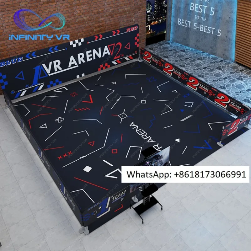 Free Walking Virtual Reality Big Space Simulator 4/6/8/10 Persons Multiplayer Game Shooting Gun Game Vr Arcade Arena