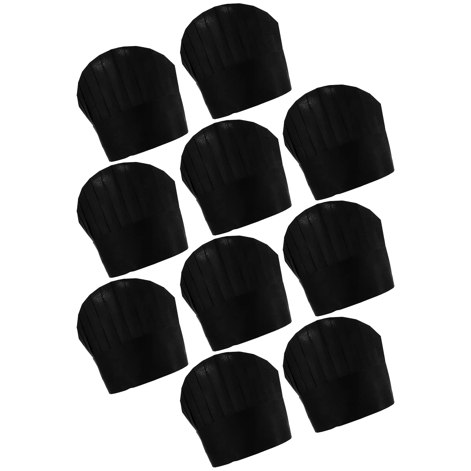 

10 Pcs Chef Hat Cooking for Kitchen Server Women's Hats & Caps One-time Restaurant BBQ Uniform