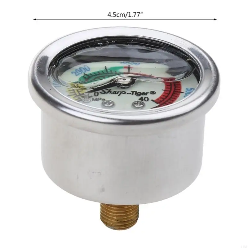 Universele 40MPa manometer manometer hogedrukpomp assemblage 45 mm-dia