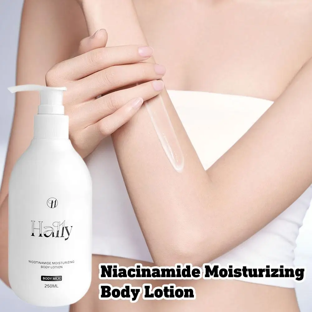 250 ml zur Entfernung dunkler Flecken, ultra-feuchtigkeitsspendende Körpercreme, Nicotinamid, aufhellende Körperlotion, nährende, feuchtigkeitsspendende Hautlotion