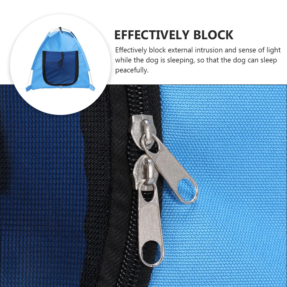 Pet Outdoor Mosquito Proof Tent Zip Folding Shelter Tent House for Dog Cat Comfortable Resting Play Bed Pet Kennel