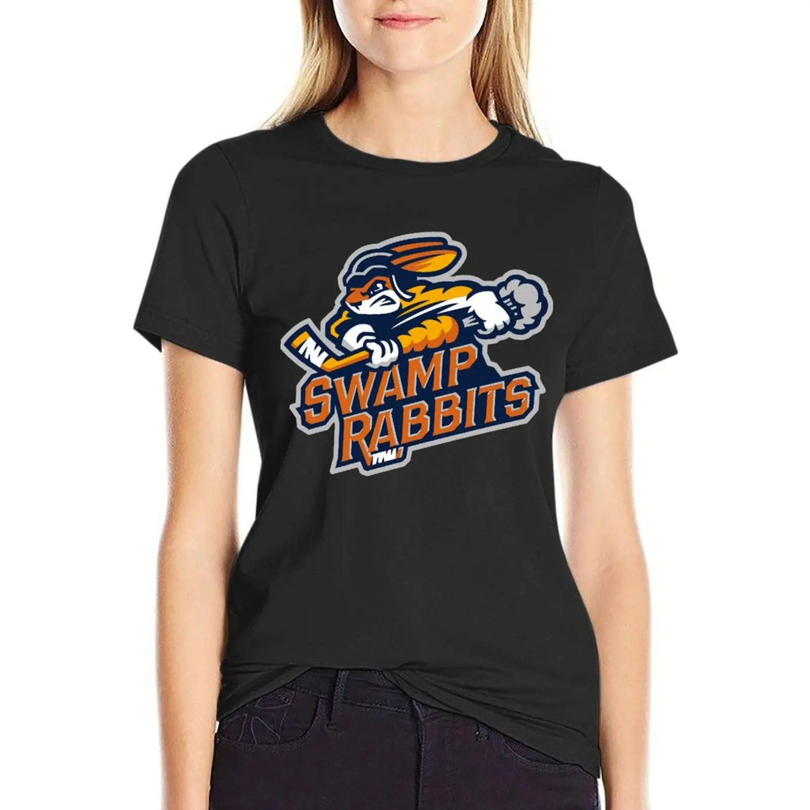 

Greenville Swamp Rabbits Essential T-Shirt Female clothing animal print shirt for girls Women's t-shirt