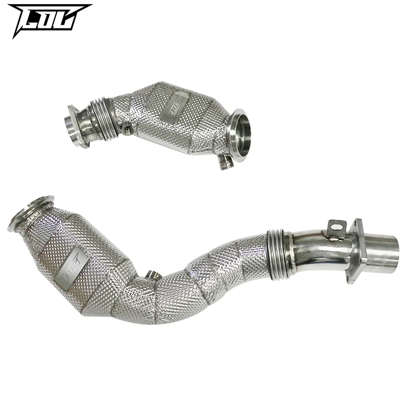 Boska النازل لسيارات BMW M2 المنافسة M2C M3 M4 F80 F82 F83 3.0 2013- نظام عادم النازل عالي التدفق #2