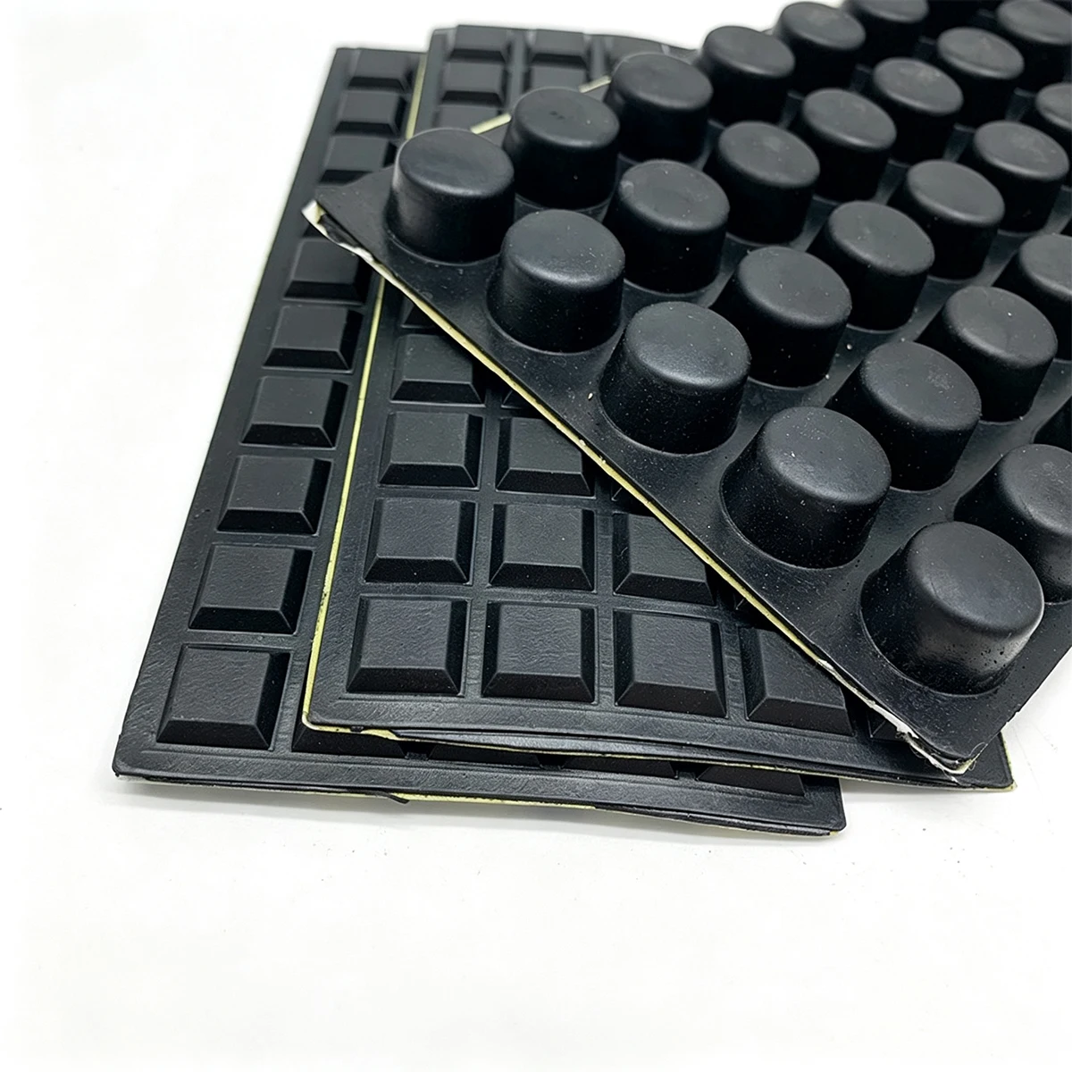 Square Rubber Laptop Furniture Feet Pad Self-adhesive Anti-Slip Pads Protectors Absorber Vibration Absorption Rubber Anti-shock