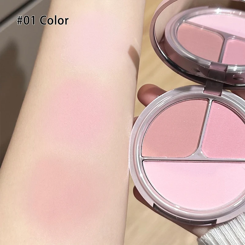 لوحة أحمر الخدود غير اللامعة لون الخد الطبيعي روج الوردي كريم أحمر الخدود ماكياج الوجه أحمر الخدود تمييز كونتور سطع مستحضرات التجميل #6