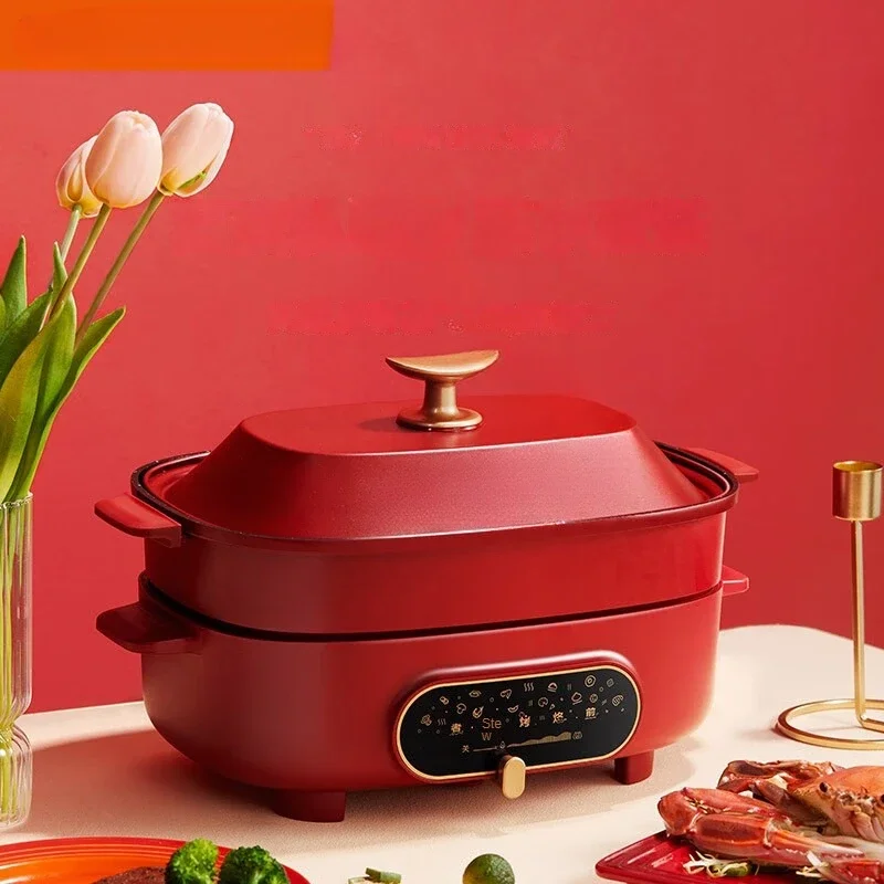 

4.5L Detachable Multi Cooker with Separate Parts for Home Use, Suitable for Grilling and Barbecue Chafing Dish 220V